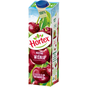 Hortex Wiśnia Nektar karton 1 l